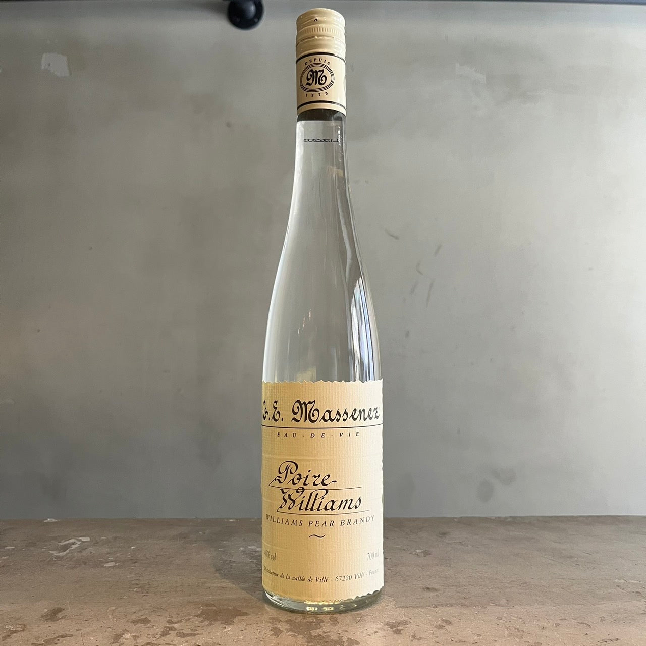 MASSENEZ EAU-DE-VIE POIRE WILLIAMS -マスネ オードヴィ ポワール ウィリアム- – & SPIRITS