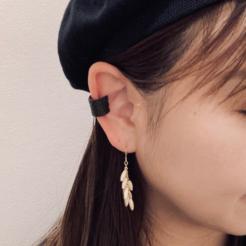 MALT PIERCE(EARRINGS) & PEAT EAR CUFF -モルトピアス(イヤリング) & ピートイヤーカフ-