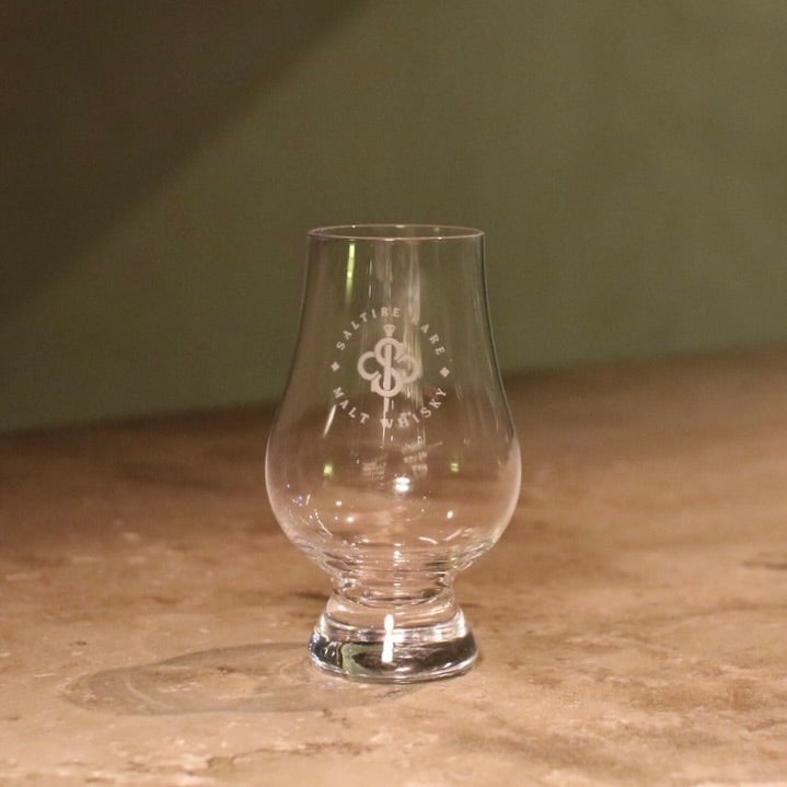 【SALTIRE Ver.】THE GLENCAIRN BLENDERS GLASS -【ソルティア ロゴ入り】　グレンケアン ブレンダーズグラス