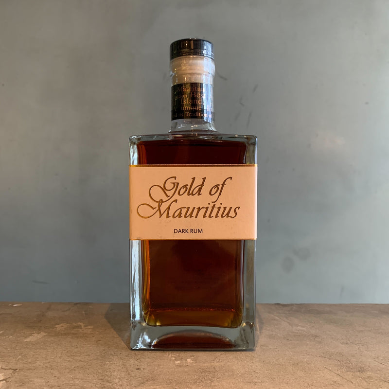 GOLD OF MAURITIUS DARK RUM LITCH QUOR-Gold of Mauritius Dark Rum Rich Quor -