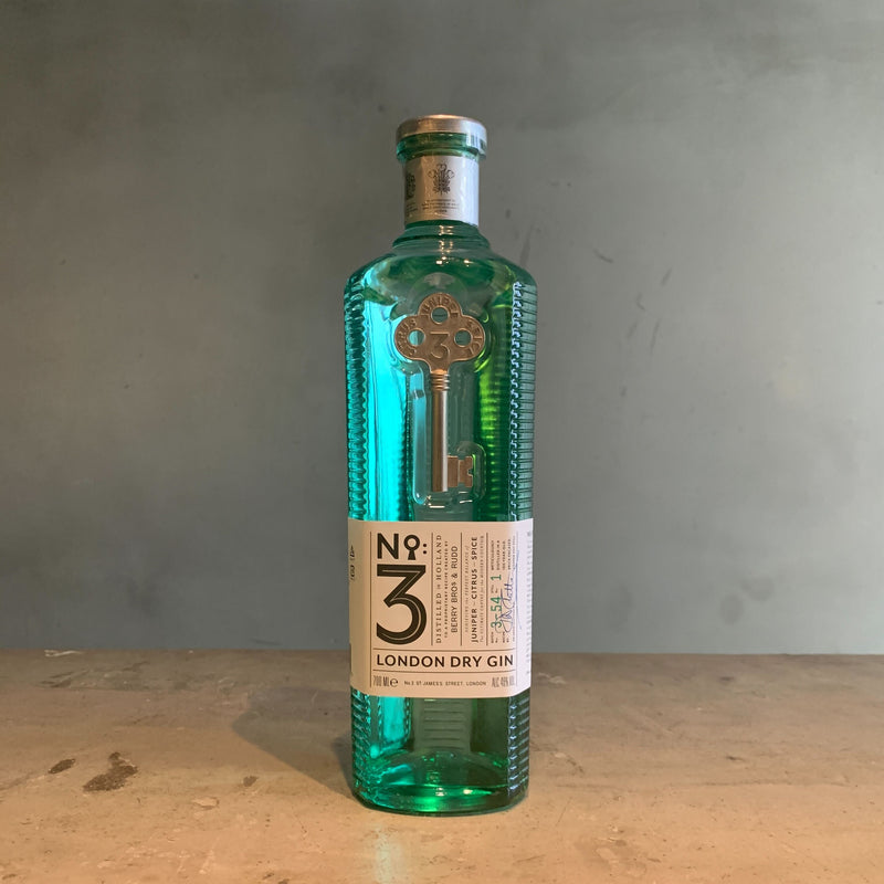No.3 LONDON DRY GIN-Number Three London Dry Gin-