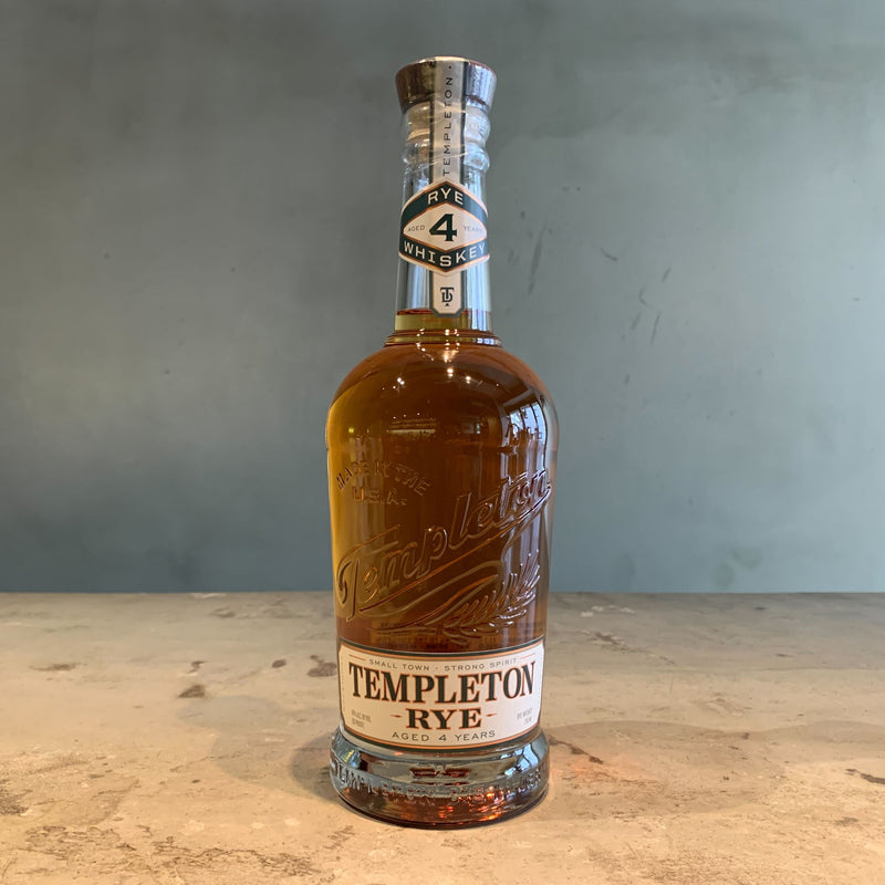 TEMPLETON RYE AGED 4 YEARS-Templeton rye whiskey 4 years-[MINI SPIRITS]