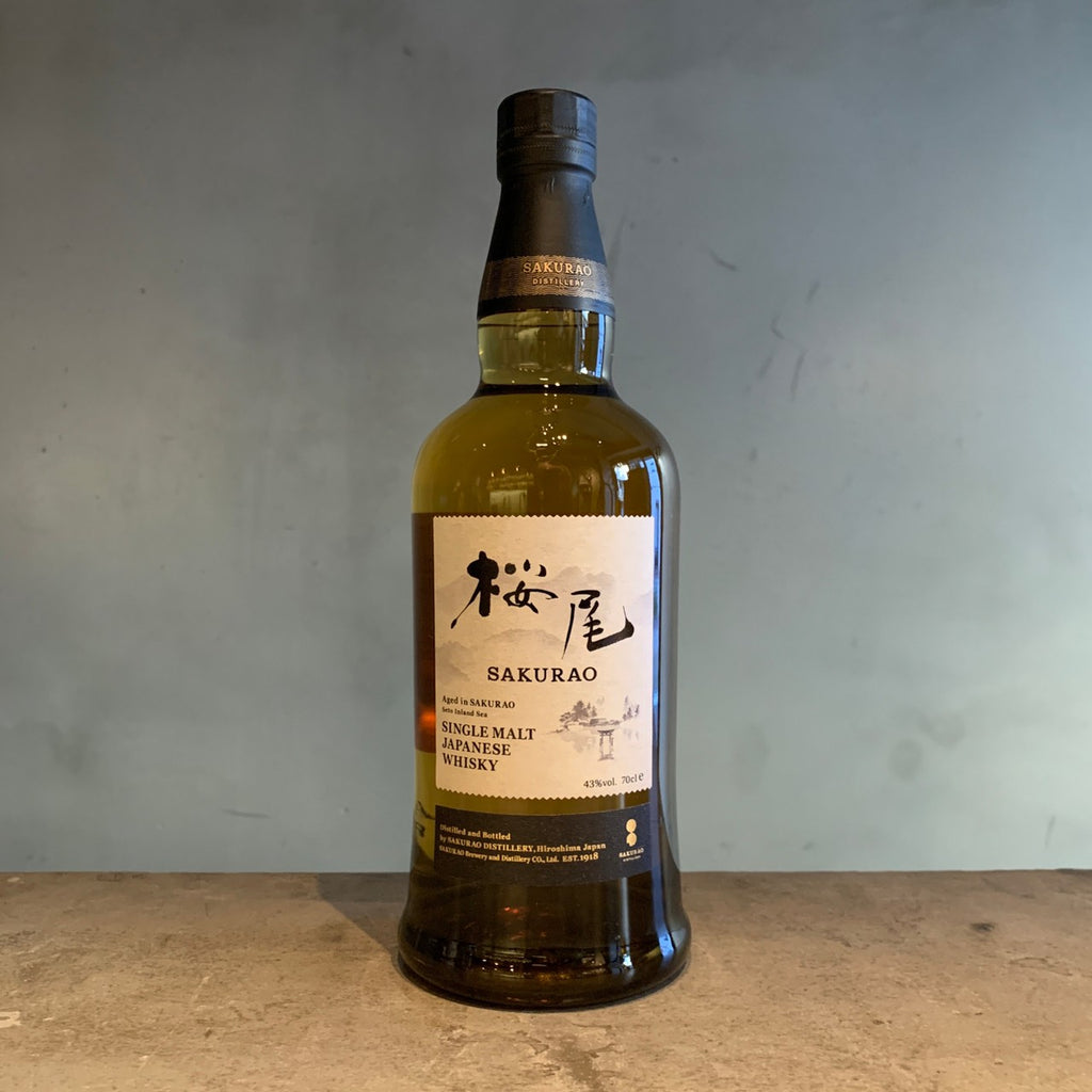 SAKURAO SINGLE MALT JAPANESE WHISKY-桜尾 シングルモルト